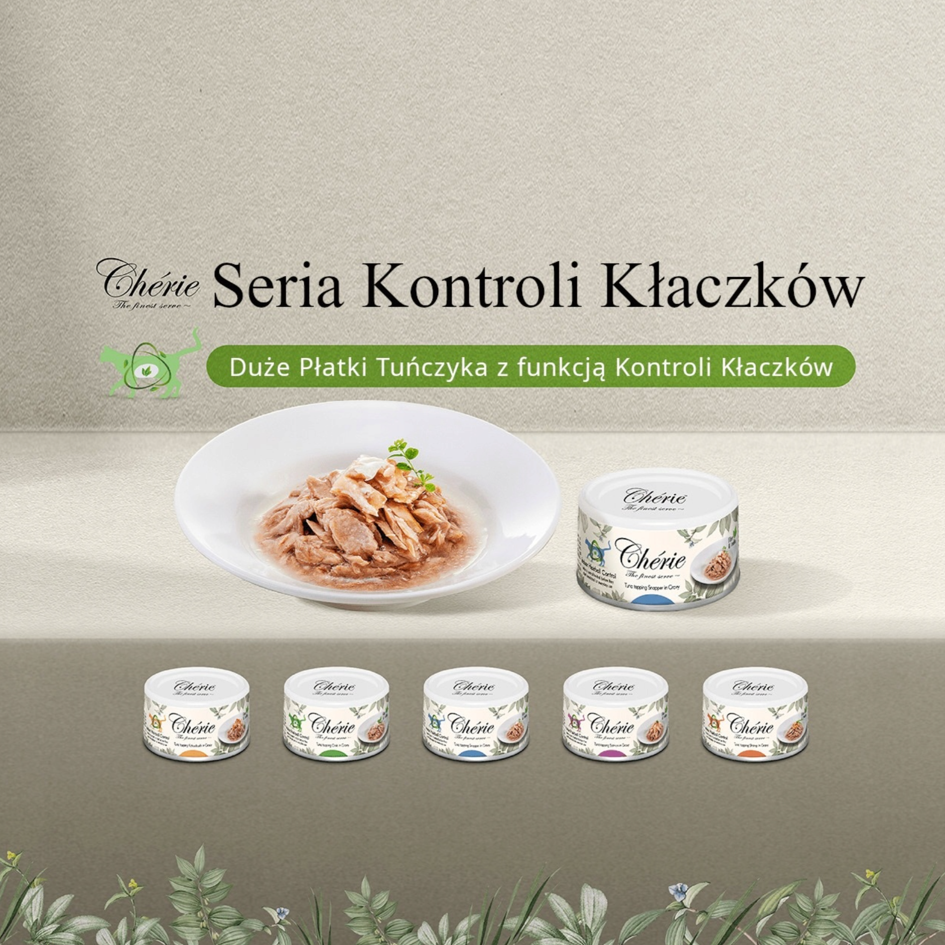 Set Chérie Special Diet Cibo Umido Tonno con Salmone 80 g + 1 Filetto in Omaggio