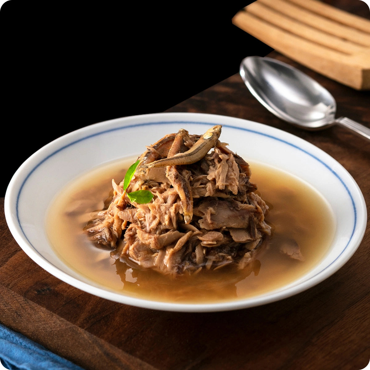 Serie Natural Kitty Broth Tonno con Acciughe in Brodo