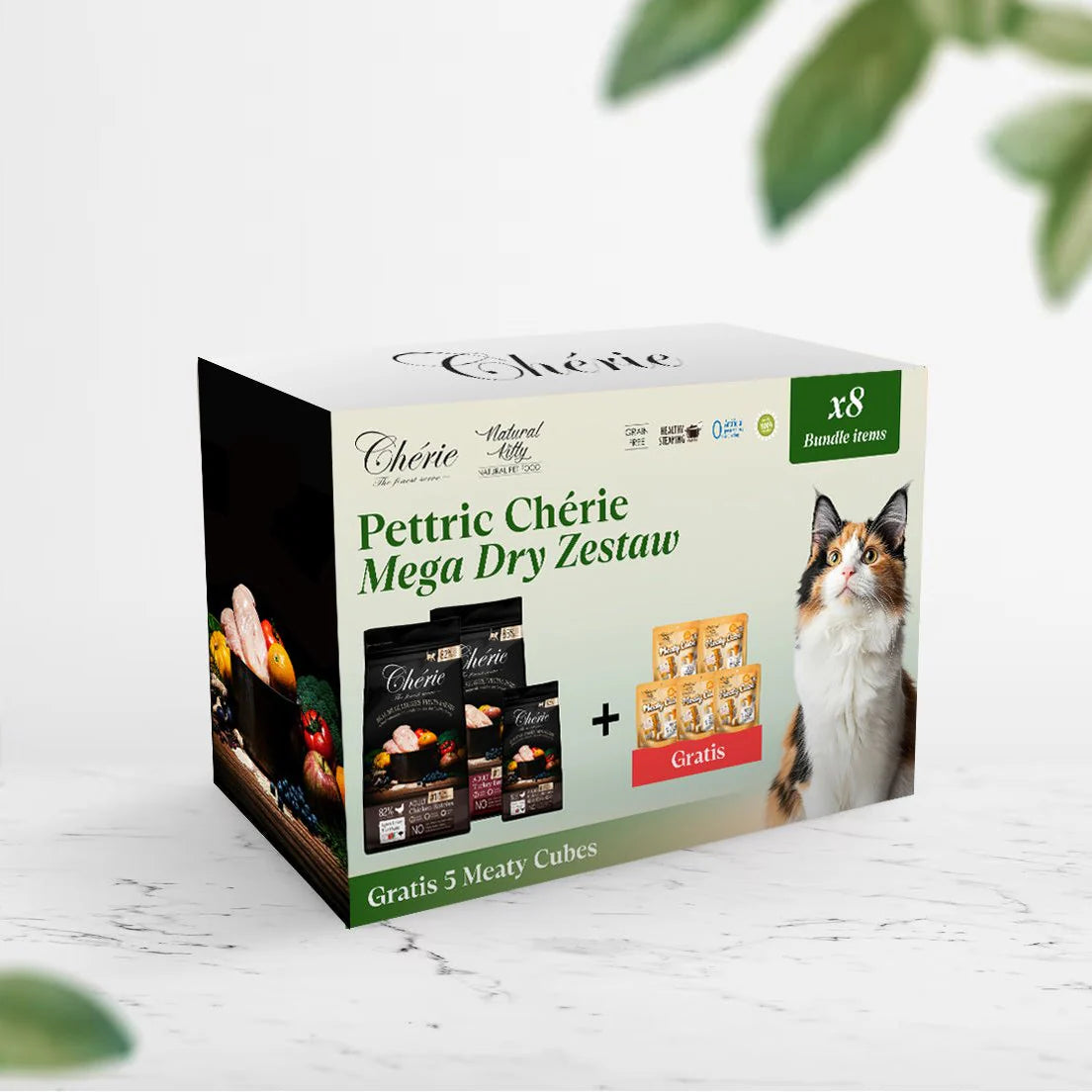Chérie Mega Dry Set + 5 cubetti di carne in omaggio