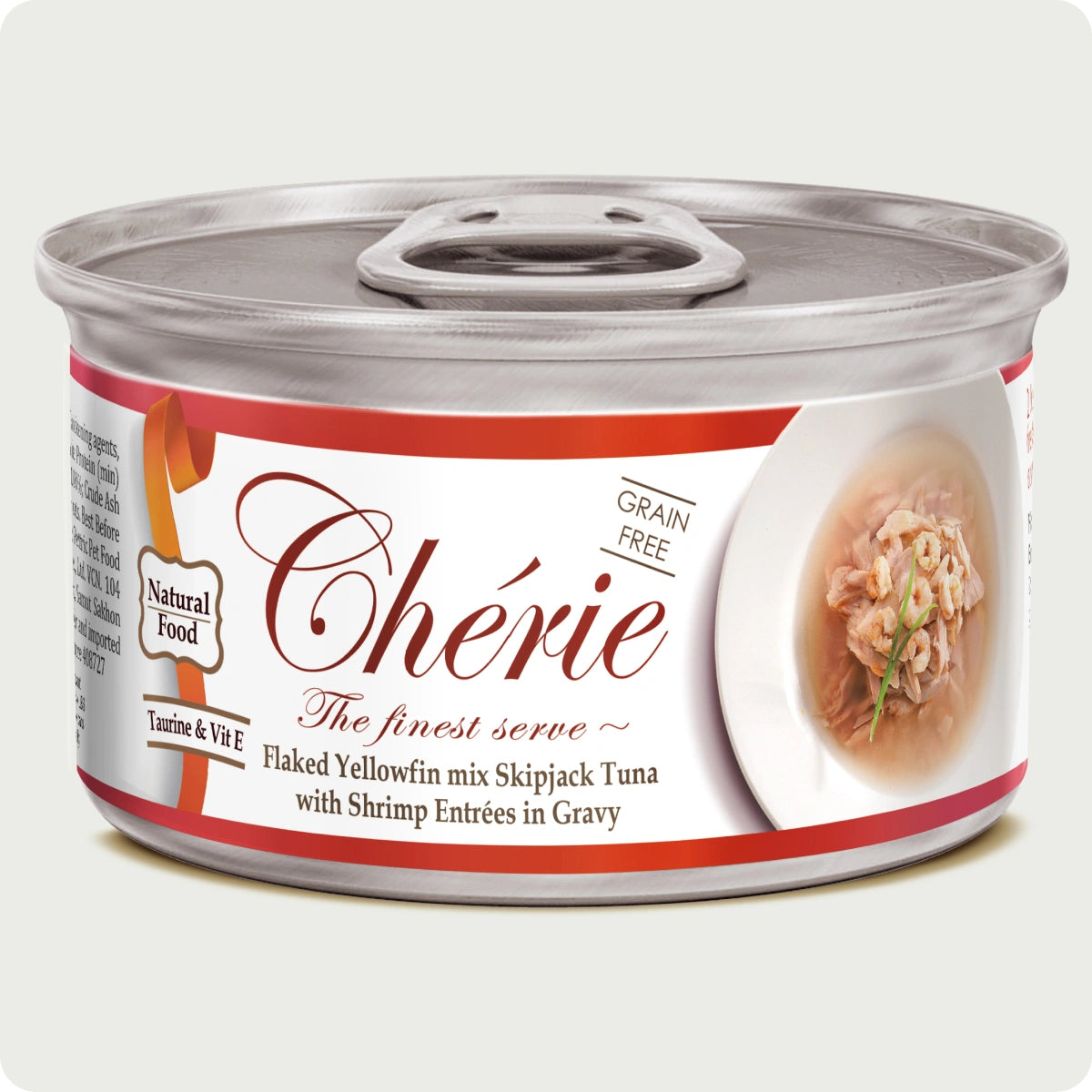 Chérie Signature Gravy Tonno con gamberi in salsa 80 g.