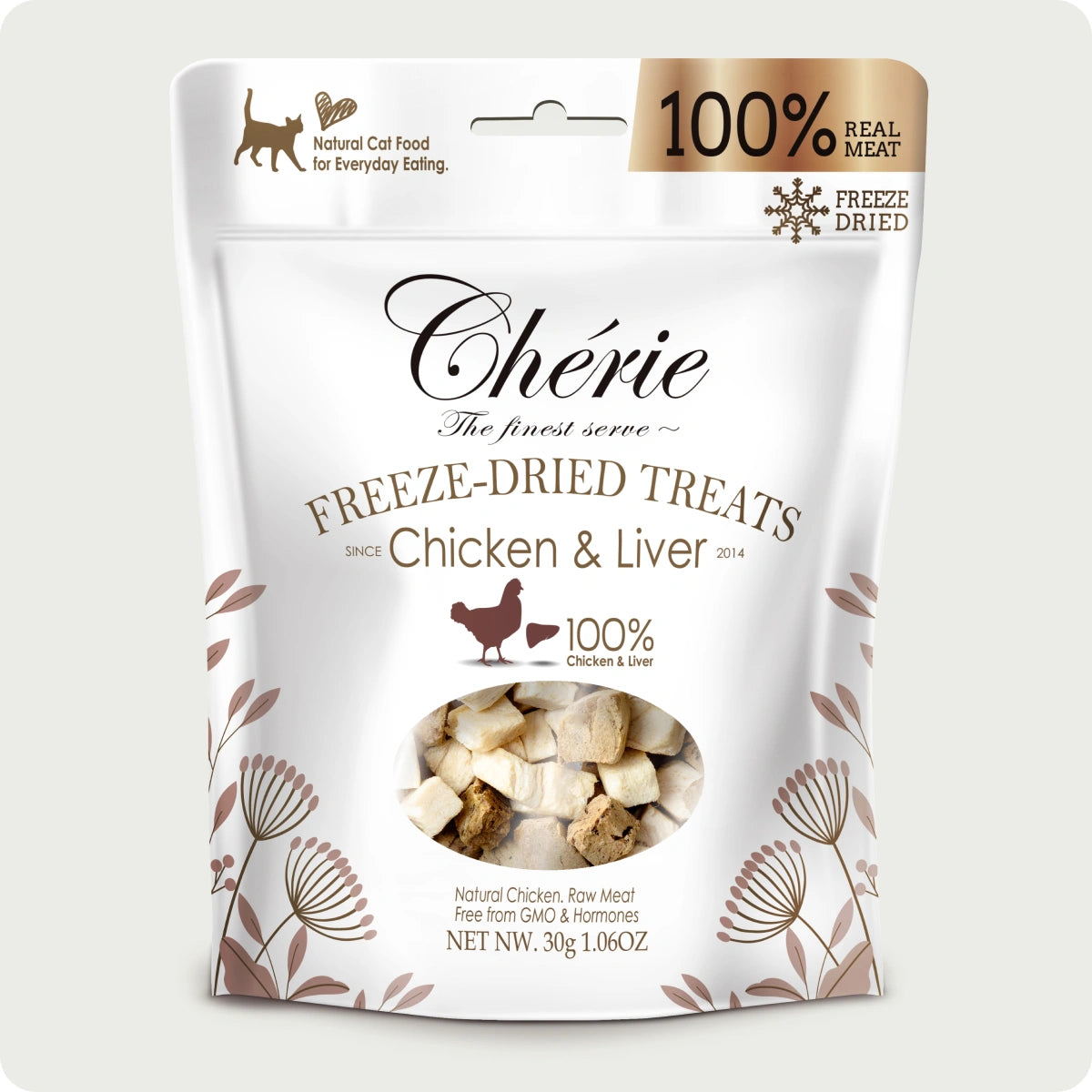 Pollo e fegato liofilizzati Cherie