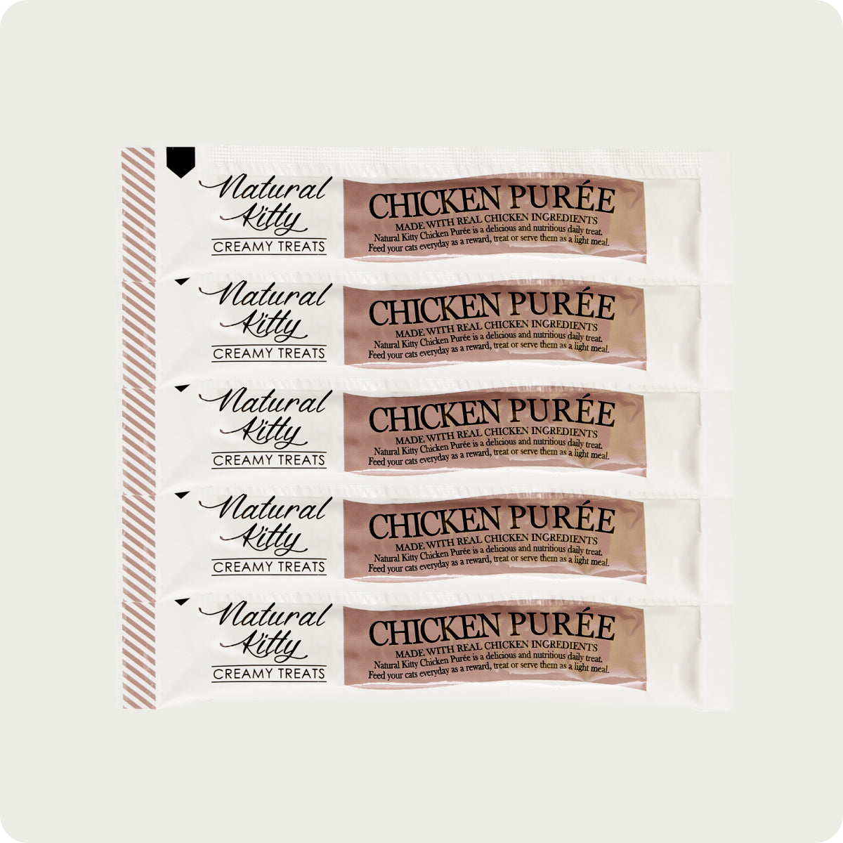 Snack cremoso funzionale Natural Kitty - Purè di pollo - Cura delle vie urinarie