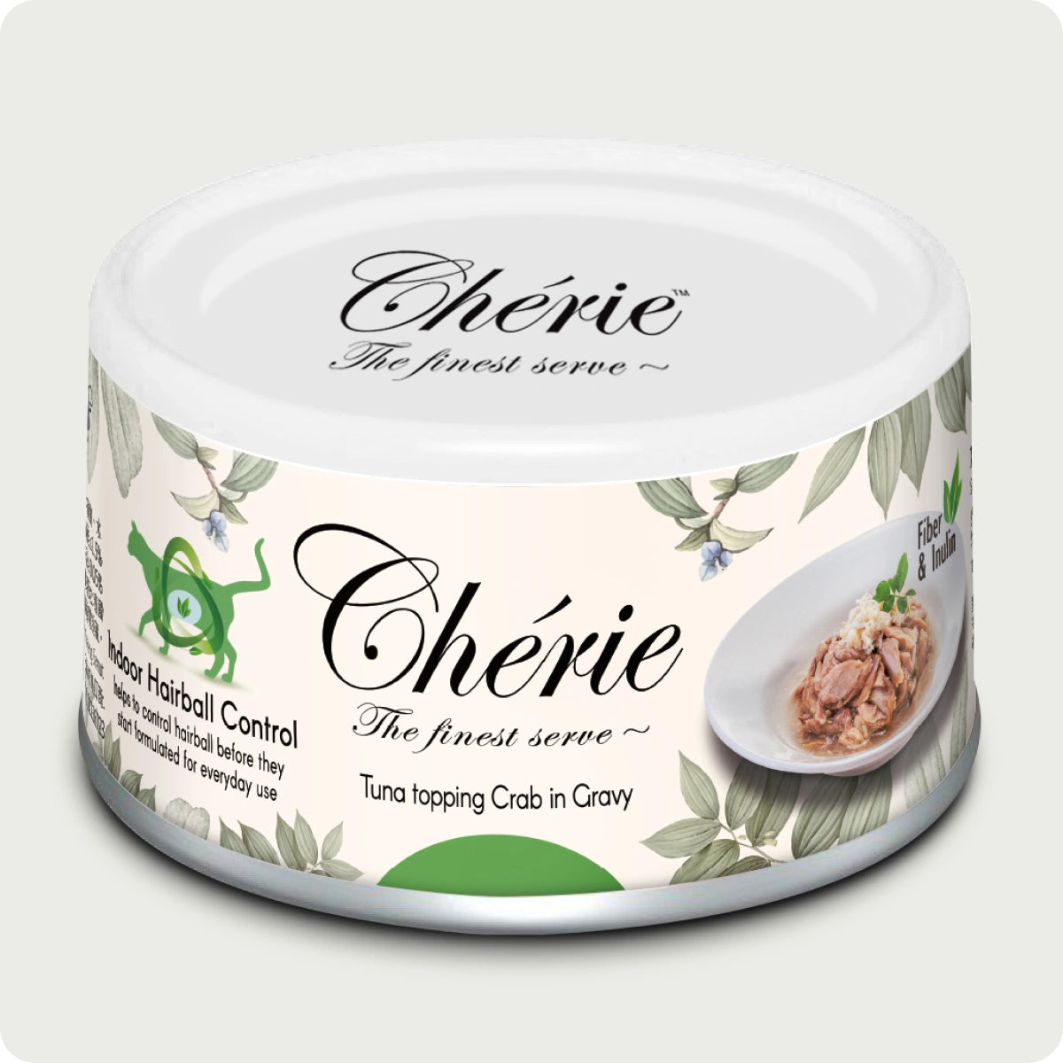 Chérie Hairball Control Tonno con granchio in salsa 80g.