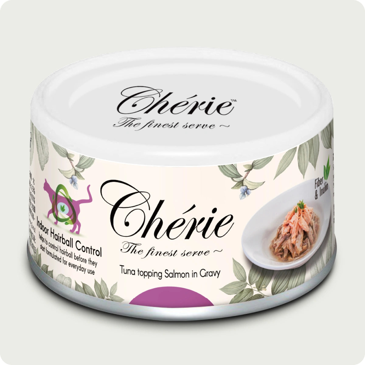 Chérie Hairball Control Tonno con salmone in salsa 80 g.
