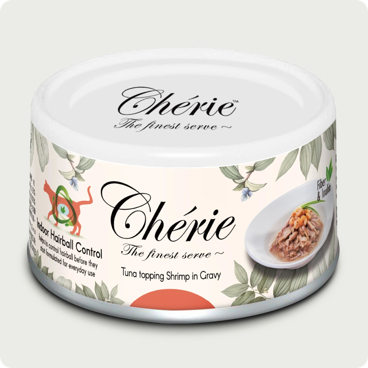 Chérie Hairball Control Tonno con gamberi in salsa 80g.