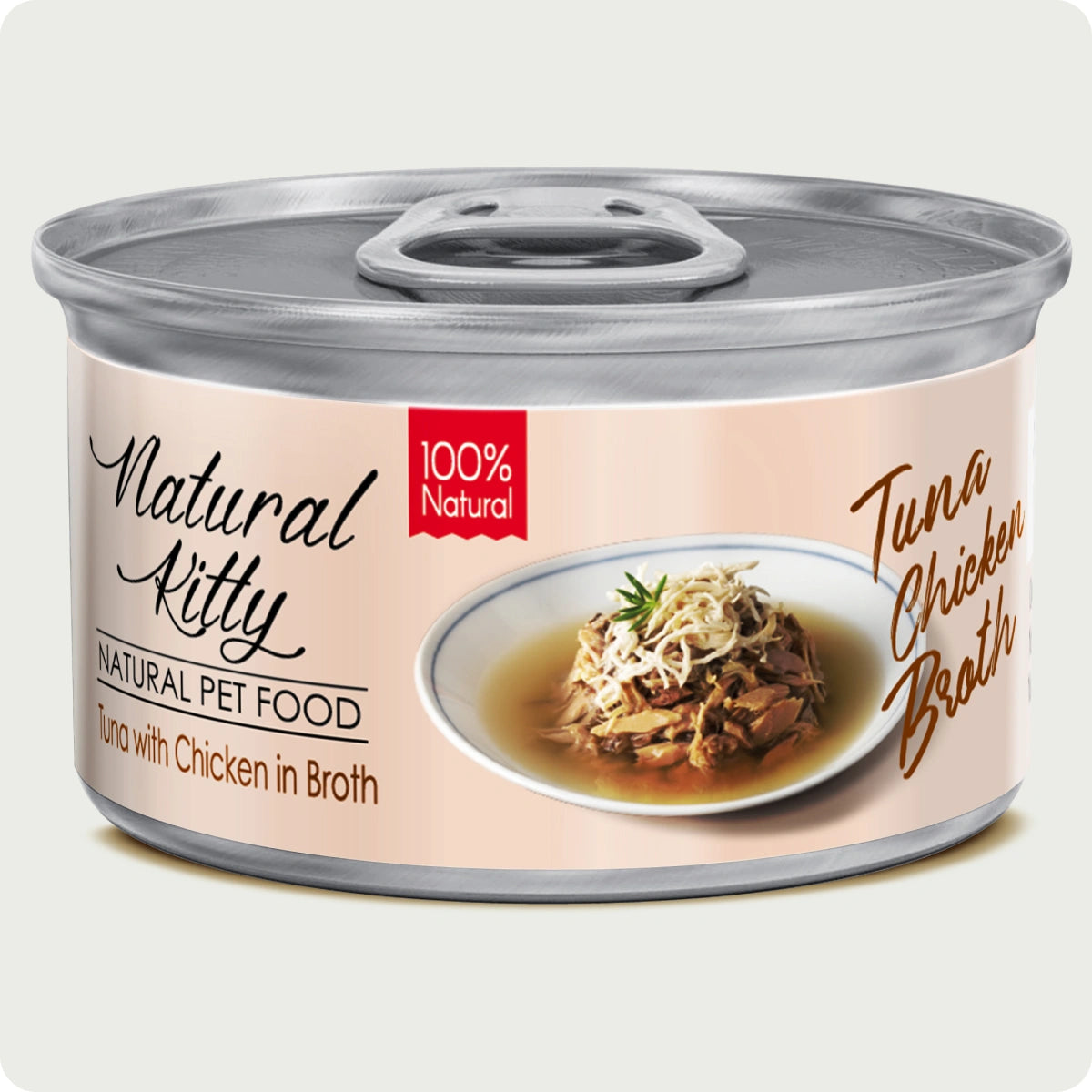 Serie Natural Kitty Broth Tonno con Pollo in Brodo