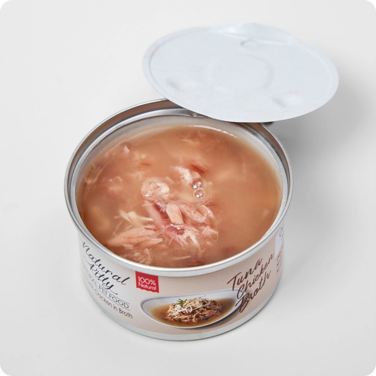 Serie Natural Kitty Broth Tonno con Pollo in Brodo