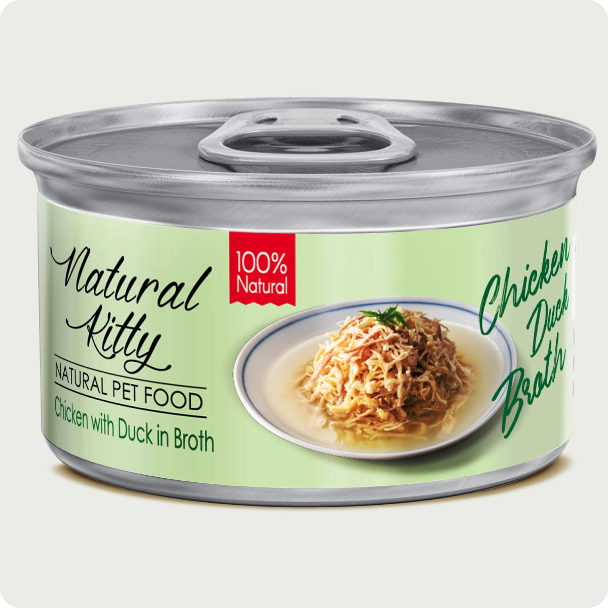 Serie Natural Kitty Broth Pollo con Anatra in Brodo