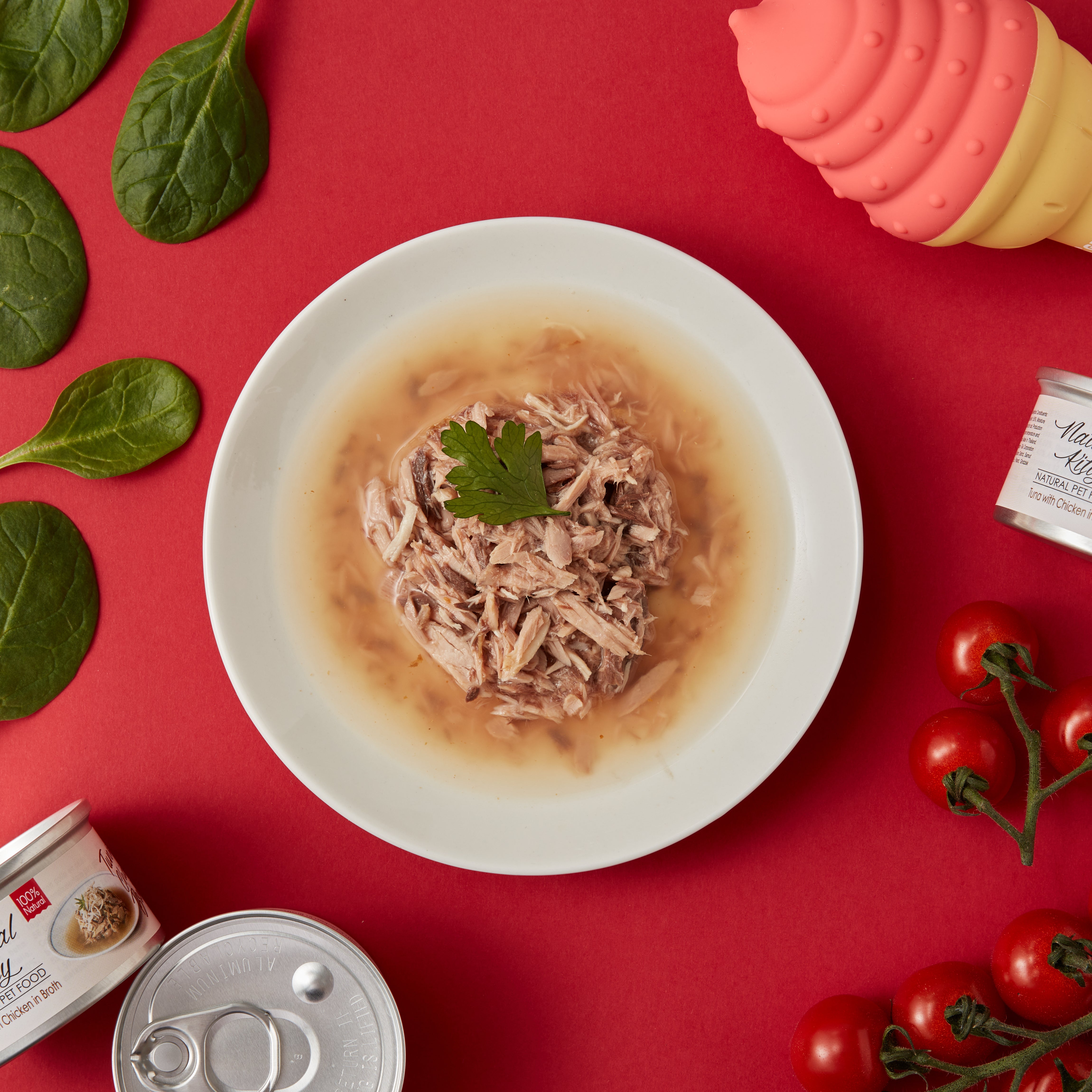 Serie Natural Kitty Broth Tonno con Pollo in Brodo