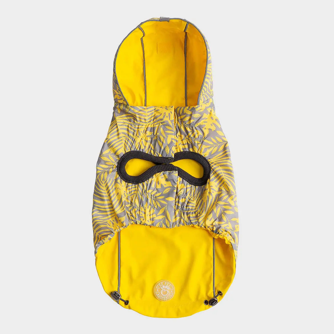 Impermeabile reversibile per cani GF Pet | Giacca impermeabile gialla e blu navy