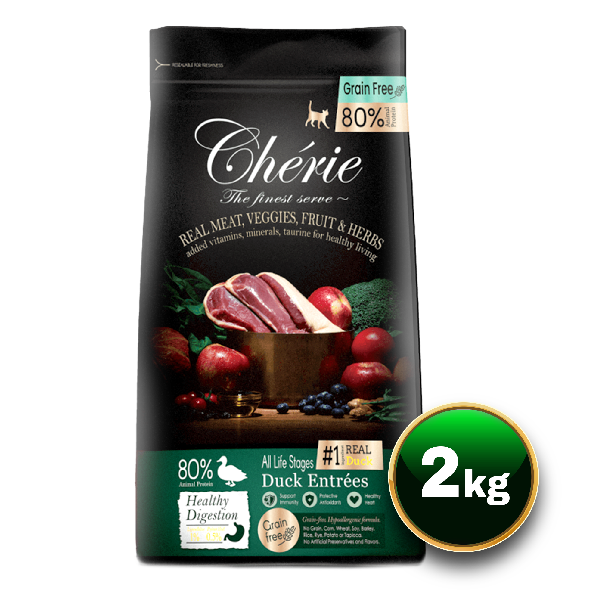 Chérie Cibo secco Anatra 2kg.
