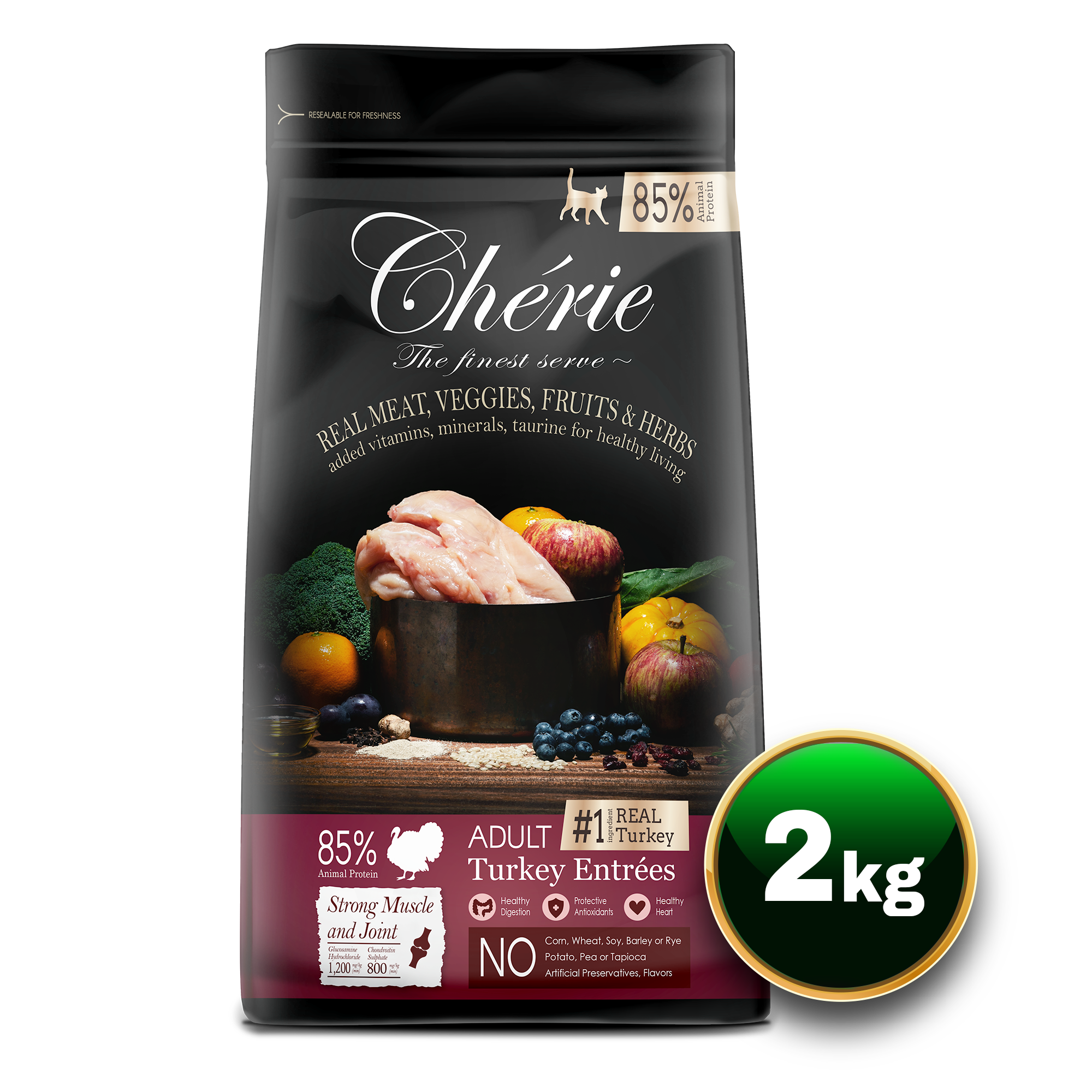 Chérie Cibo secco Tacchino 2kg